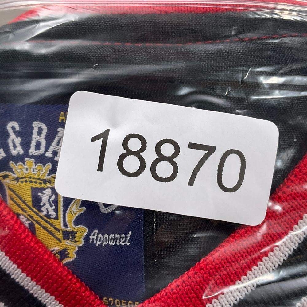Steve & Barrys Jacket Men XL Red Windbreaker Athletic Nylon Blank Pullover V‎ - Picture 9 of 9